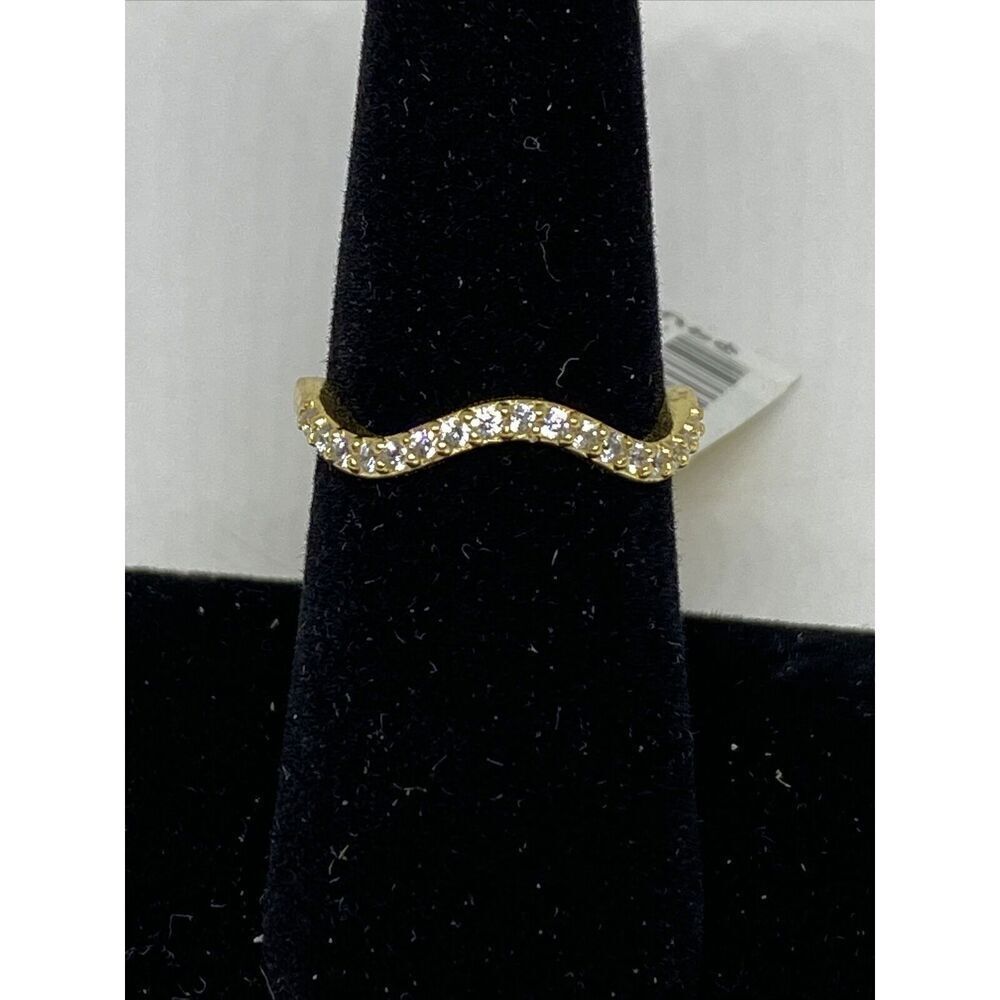 Giani Bernini Cubic Zirconia Wave Band in Sterling Silver MSRP $80 CP138